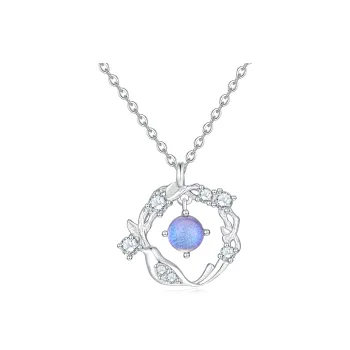 OONEE 999 Fine Silver Necklaces Women's White