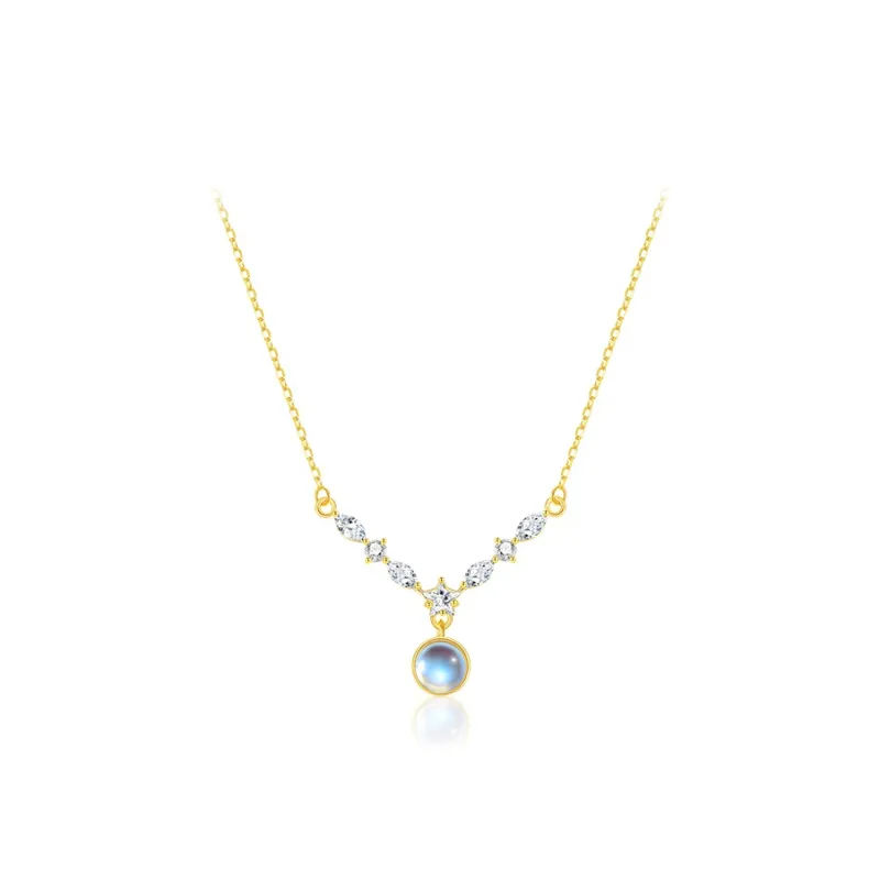 KINGFOCUS Sterling Silver Collarbone Chain Women's-3