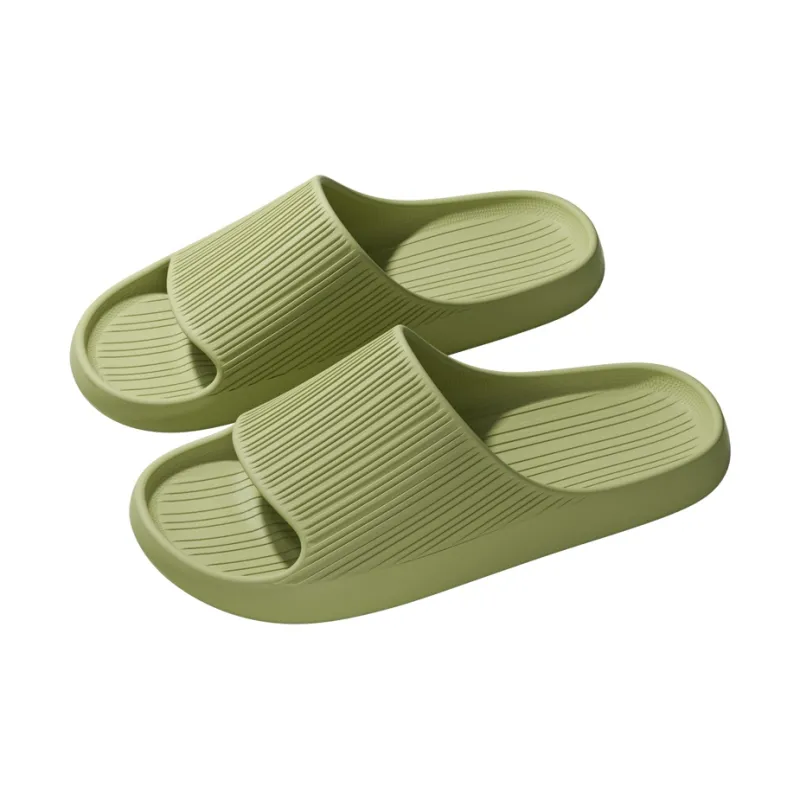 Foot Recreation Summer Minimalist Style Vertical Stripes Eva Anti Slip And Wear Resistant Slippers Home Slippers Unisex-10