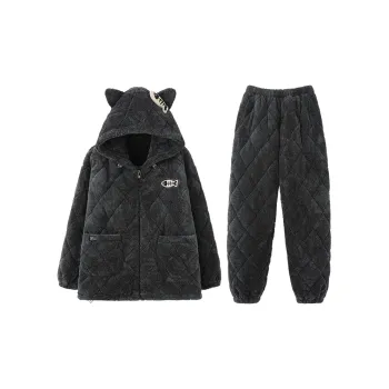 MIOJUER Pajama Set Men's Dark Gray
