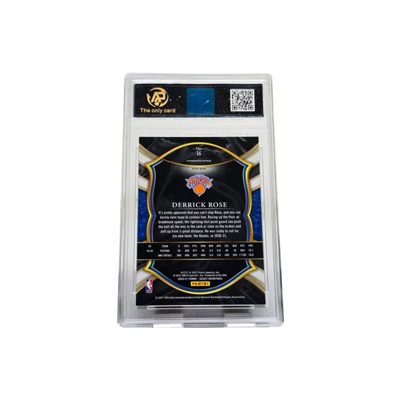 PANINI Rose Player Card Select Collection Blue Mirror Collection Multicolor Holographic Card Graded Cards 1 Pc-1