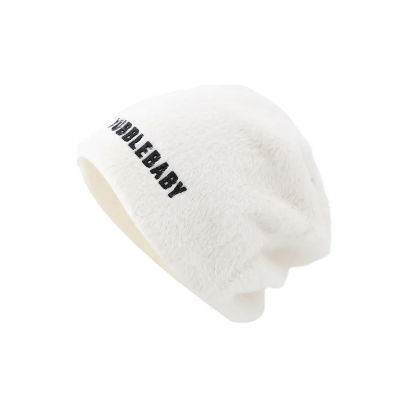 Mulinsen Rabbit Fur Plush Yarn Hats & Caps Unisex-1