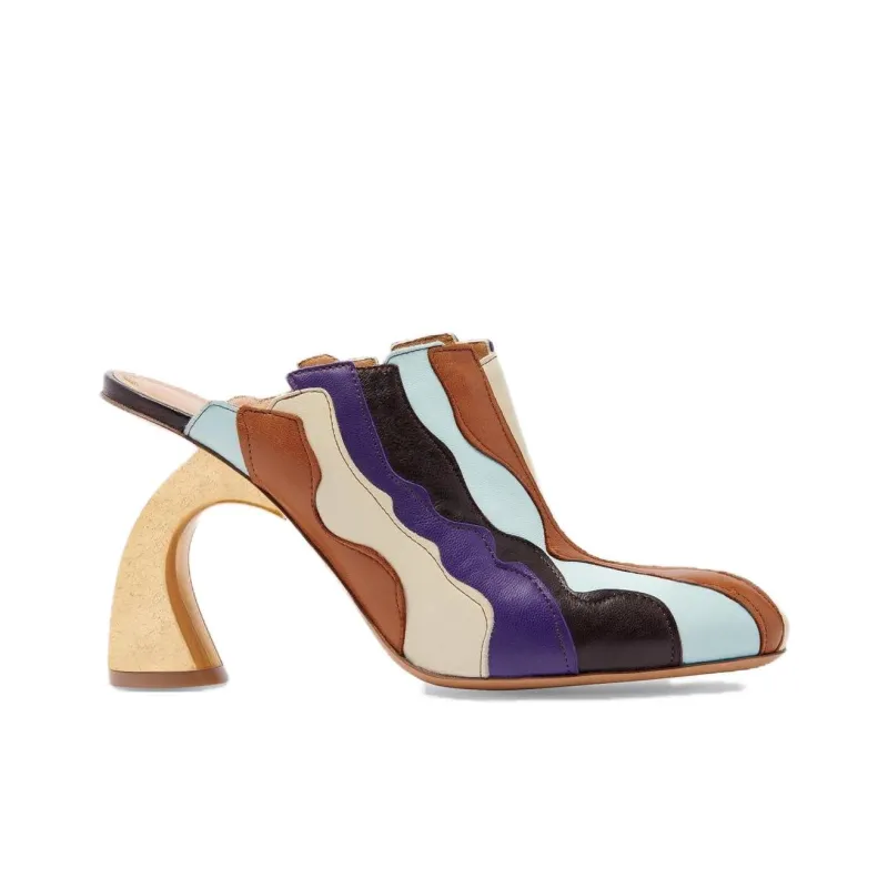 DRIES VAN NOTEN Wrap-toe Slippers Women's Multicolor-1