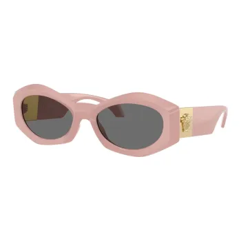 VERSACE Geometric Sunglasses Gray