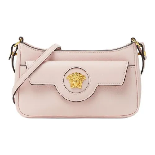 VERSACE La Medusa Calfskin Crossbody Bag Shoulder Bag Mini Women's Light Pink Red