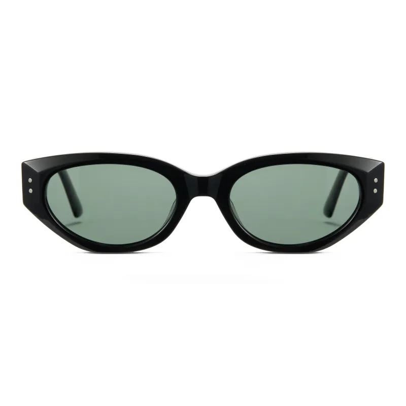 CYXUS Sunglasses Unisex White Black-1