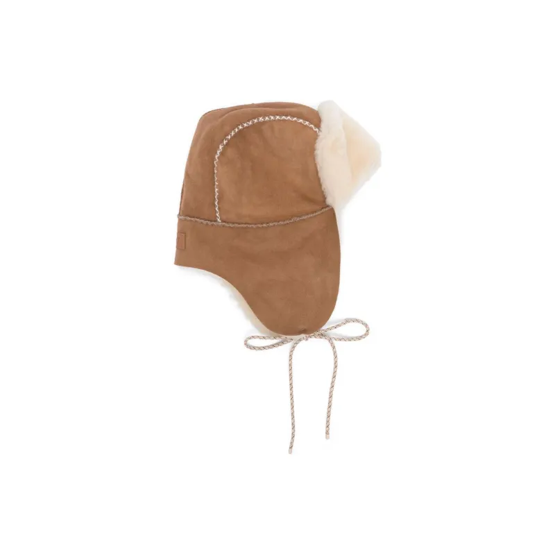 UGG Decorative stitching Suede Hat-1