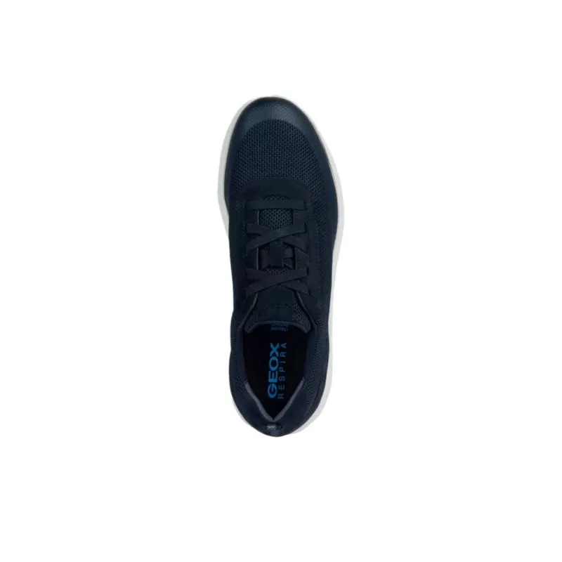 GEOX Spherica Anti-Slip Wear-Resistant Low-Top Casual Shoes Men's Marine Blue-4