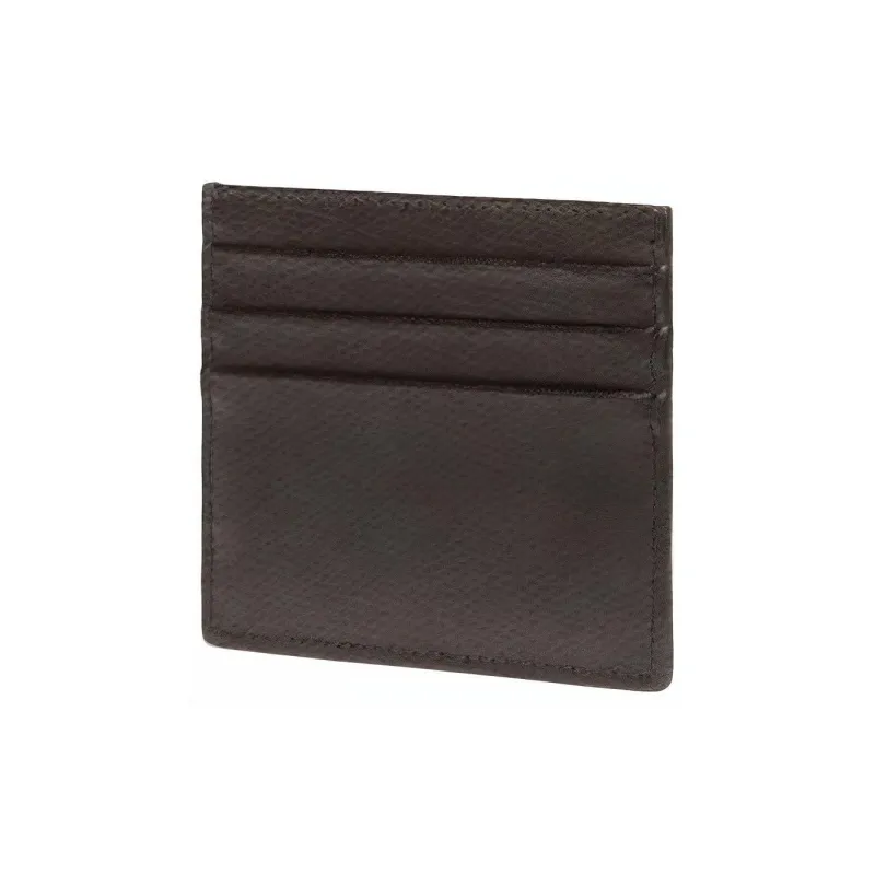 FENDI Calfskin Card Holder Card Holder Women's Black-1