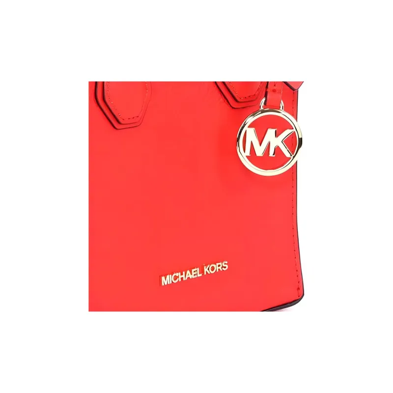 MICHAEL KORS Mercer Leather Tote Bag, Shopping Bag, Handbag, Shoulder Bag Extra Small Women's Sangria Red-7