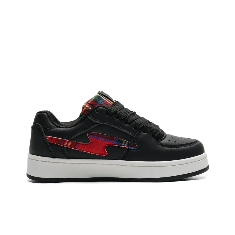 Circle Small Coverage Wear-Resistant Balance Height Increasing Skateboard Shoes Unisex Mismatched Box Included-5