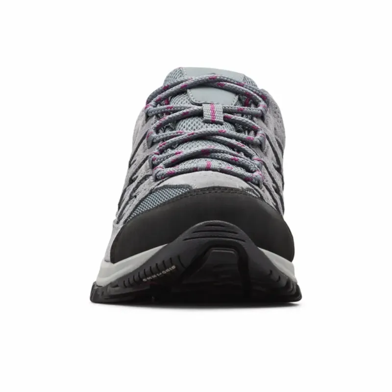 Columbia Crestwood Anti Slip Wear Resistant Low Top Hiking Shoes Unisex Gray-2