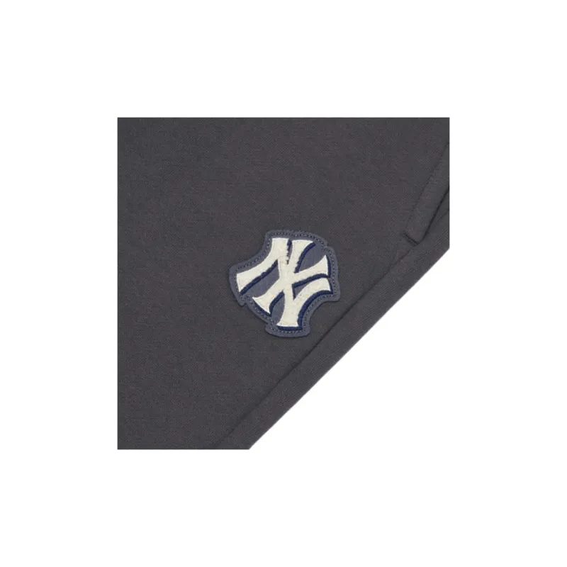 MLB New York Yankees Knitted Sweatpants Men Light Gray-2