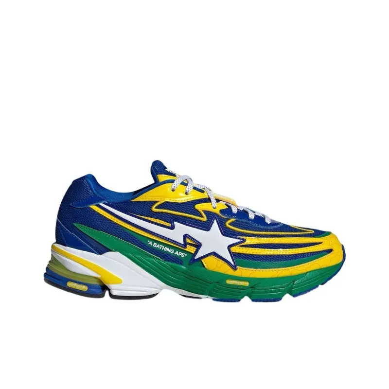 Adidas Orketro Bape Yellow Blue Green-1