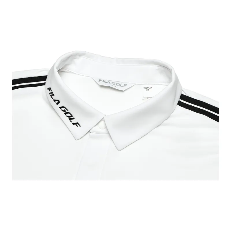 FILA Golf Series Polo Shirt Men's Jade White-3