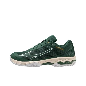 Mizuno Anti Slip Wear Resistant Low Top Tennis Shoes Men's Green