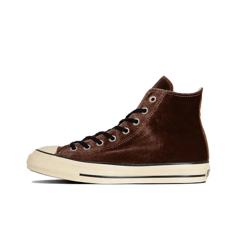 Converse All Star Anti Slip Wear Resistant High Top Skateboard Shoes Unisex Brown-0