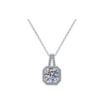 Lockstarfy Moissanite Necklaces Women's