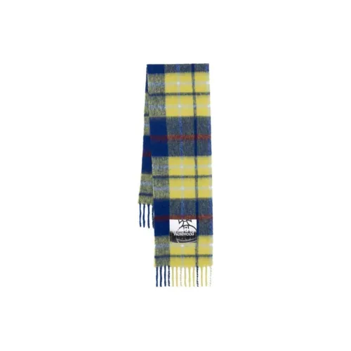 Vivienne Westwood Logo Patch Tartan Scarf
