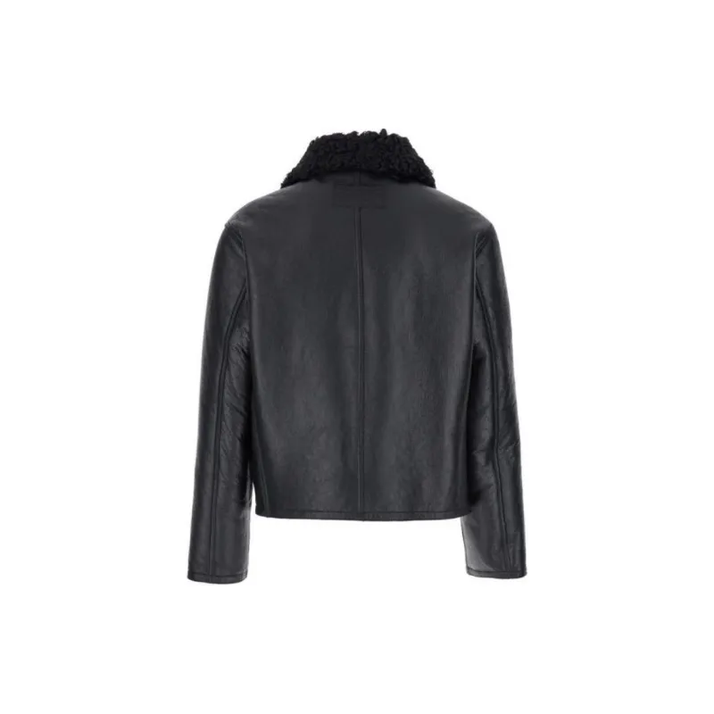 Acne Studios Zipped Leather Jacket-1