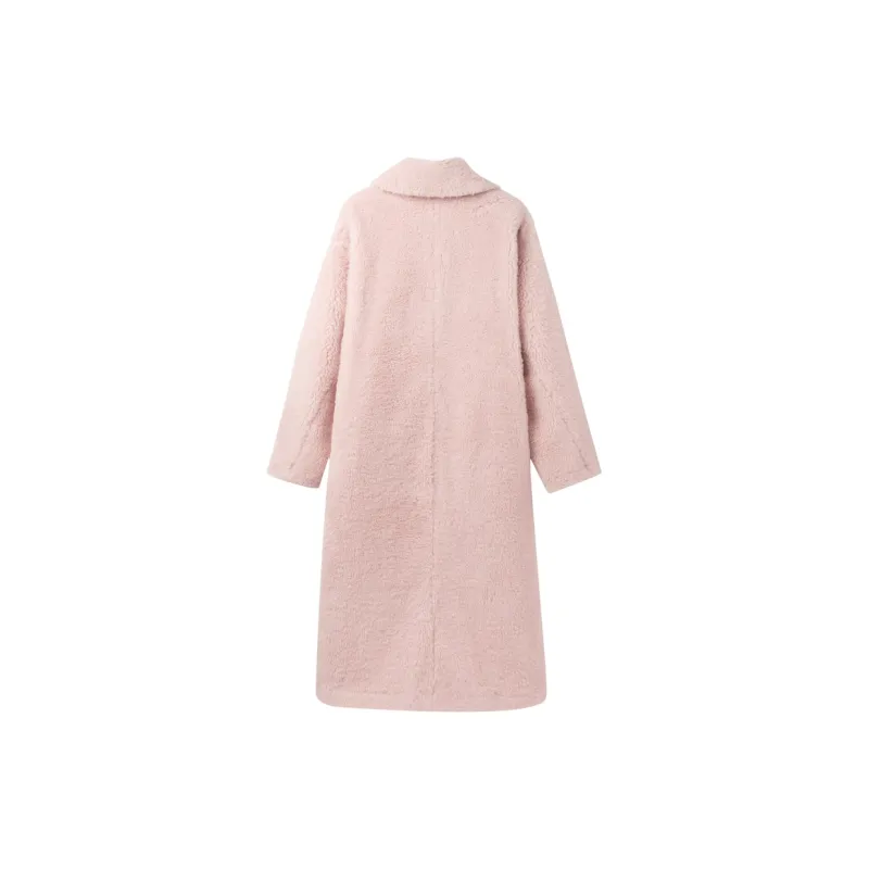 LEDIN Velvet feel Coat Women's Cotton Candy Pink-1