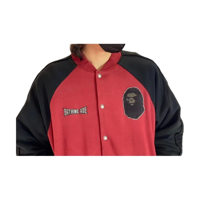 Bape Sweat Varsity Jacket-2