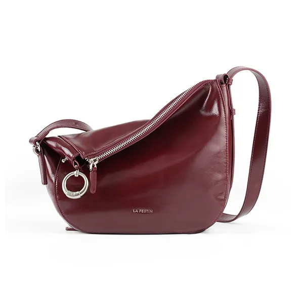 LA FESTIN Top Grain Cow Leather Shoulder Bag Tote Medium Size Women's Multicolor-0