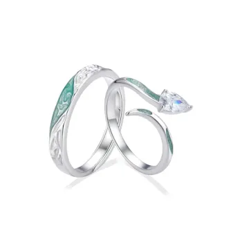 Chongqing Gold Store S925 Silver/Cubic Zirconia Rings Unisex