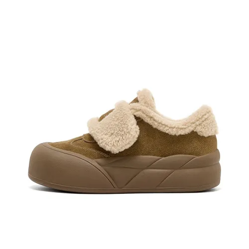 HARSON Anti Slip Wear Resistant And Coverage Warm Low Top Casual Shoes Women's