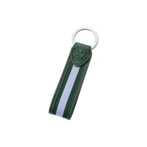 Polo Ralph Lauren Leather Keychains Men's Green