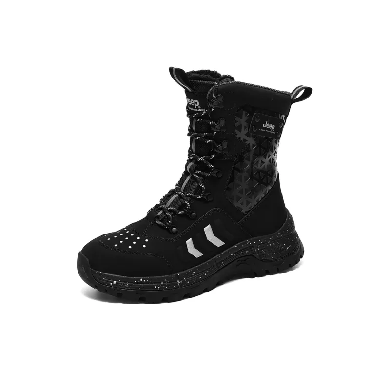 Jeep Cushioning Abrasion Resistant Thermal High Top Hiking Shoes Men's-5