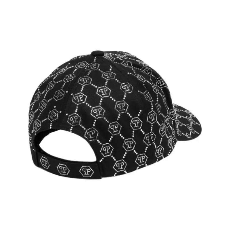 PHILIPP PLEIN Crystal embellished Baseball Cap-1