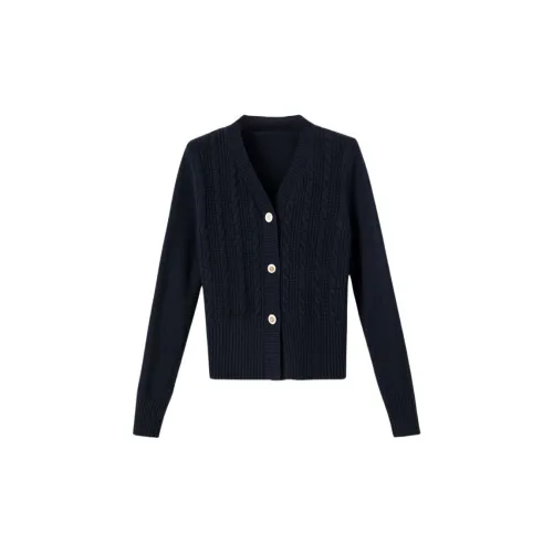 Late White Knitwear Women's Royal Blue