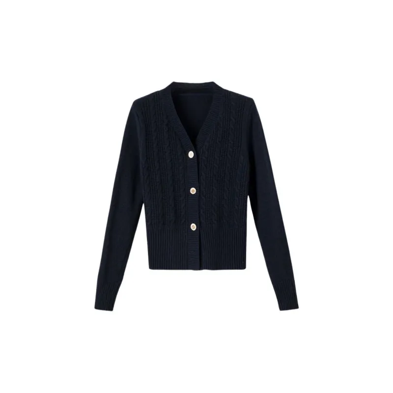 Late White Knitwear Women's Royal Blue-0