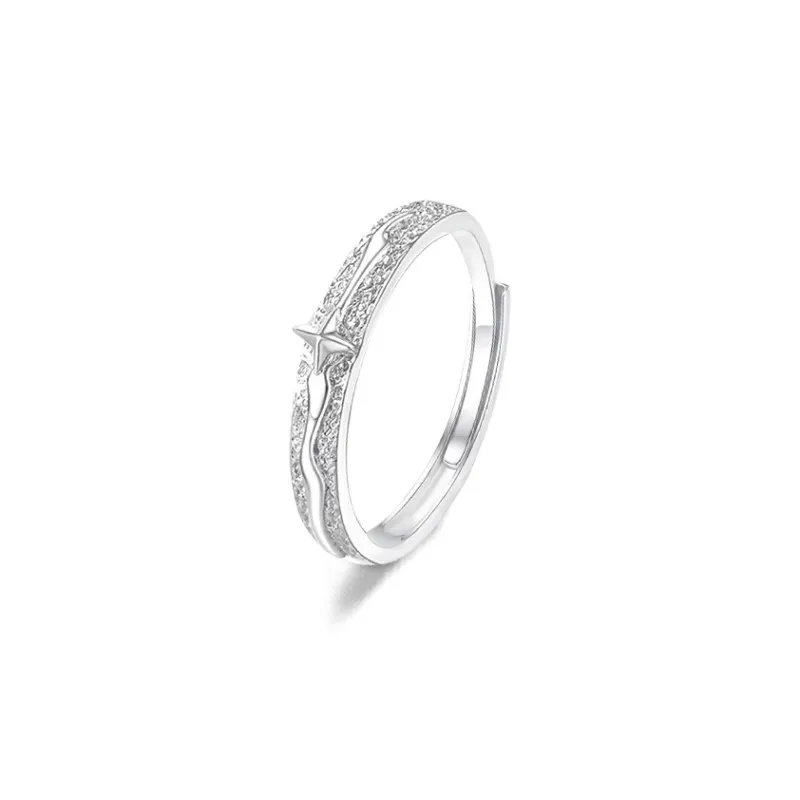 FANFRI Sterling Silver Rings Unisex Sweet Love Date Confession Box-8