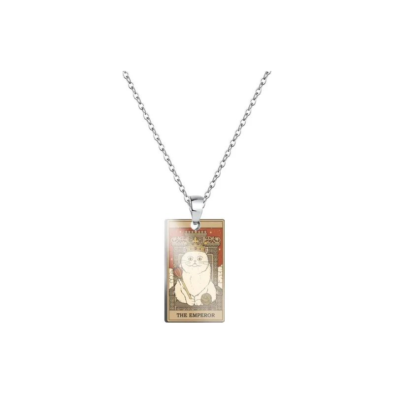 CENTURY&KINDLE Titanium Steel Necklaces Unisex-4