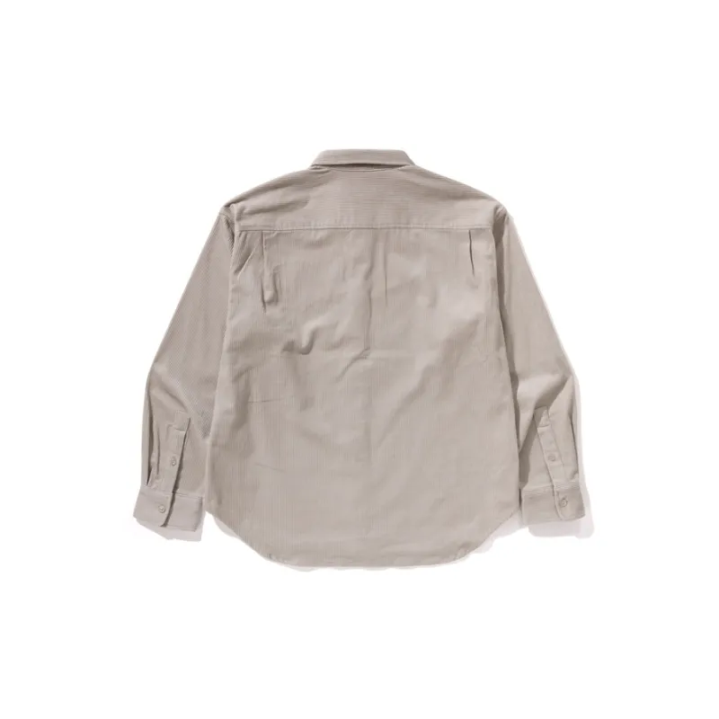 A BATHING APE One Point Corduroy L/S Shirt-1