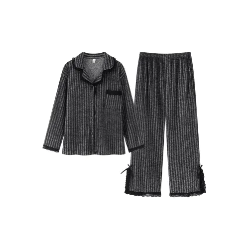 MADALLO Pajama Set Women's Heather Gray