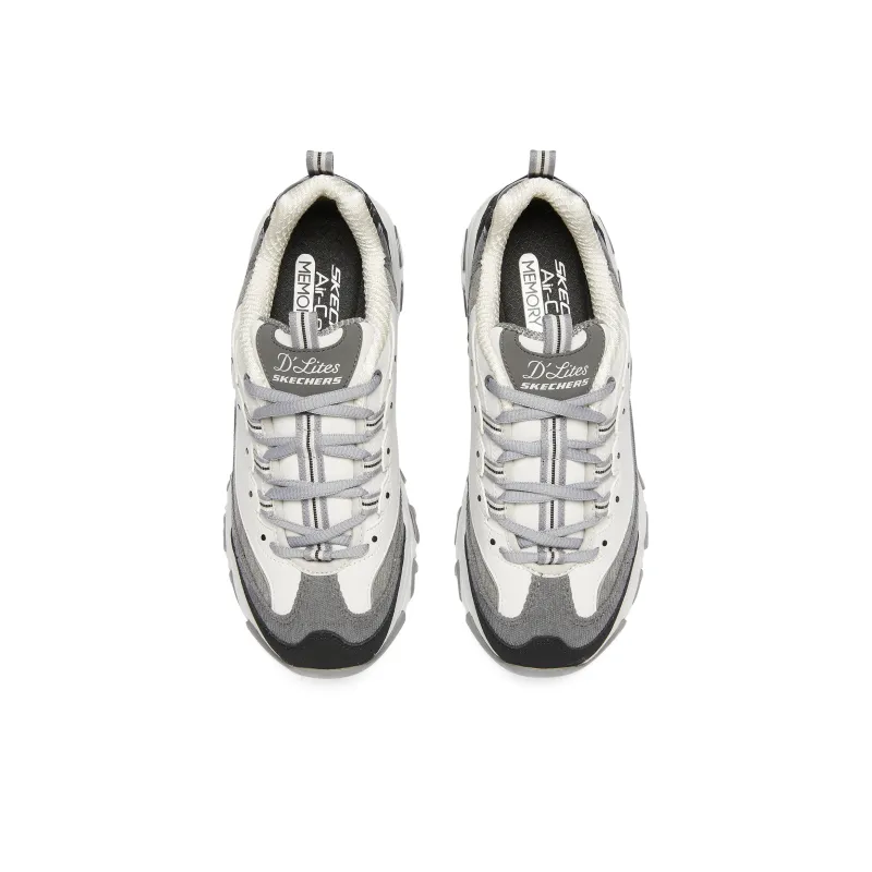Skechers D'Lites 1.0 'Black Gray' Women's-9