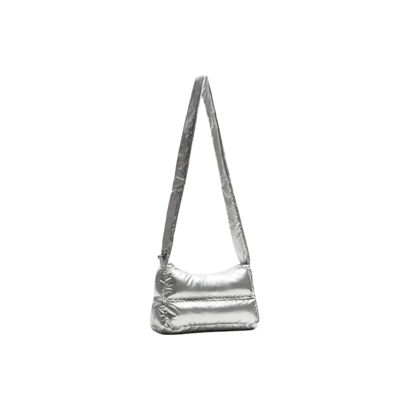 ZARA Nylon Shoulder Bag Crossbody Bag Regular Men's Silver-2