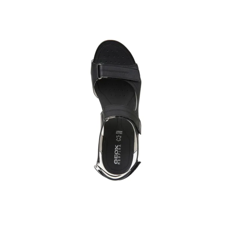 GEOX Vega Beach Sandals Women's Black-4