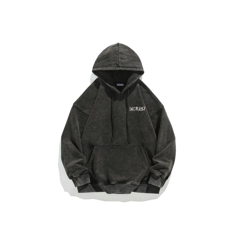 Imcrasy Sweatshirts Unisex Black Gray-1