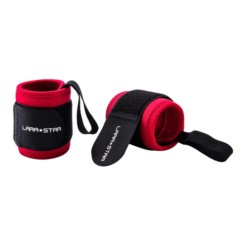 LARA STAR Fitness Wristbands Protective Black Polypropylene Professional Protective-2