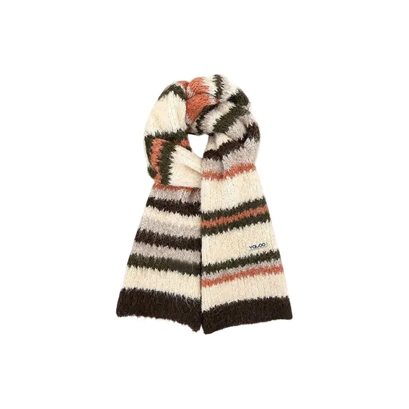 Yalu Polyester Knit Scarves Unisex Gift Box Set-7