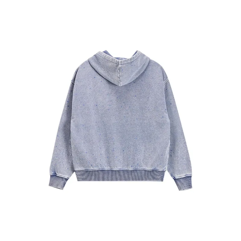 Ed Hardy FW24 Sweatshirt Women's Baby Blue-1