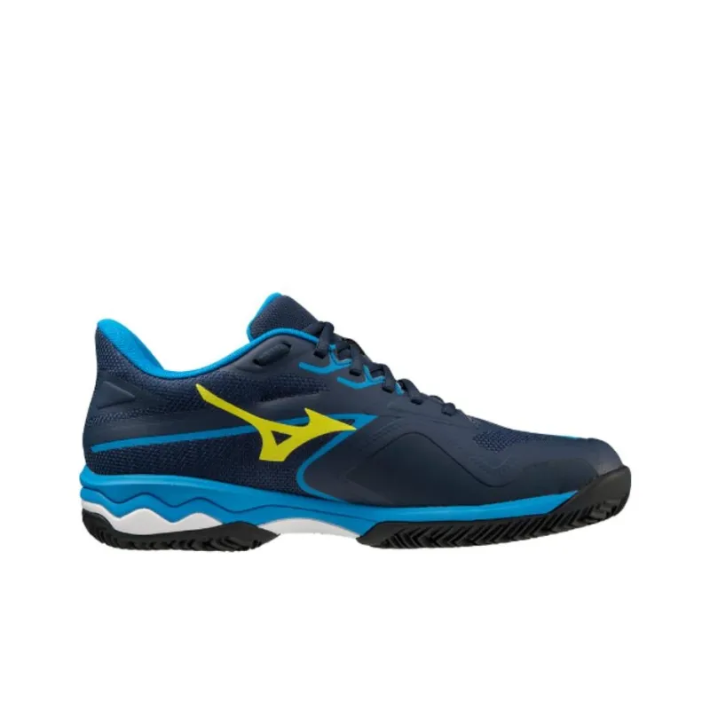 Mizuno Wave Exceed Light 2 Anti Slip Wear Resistant Low Top Tennis Shoes Men's Blue-1