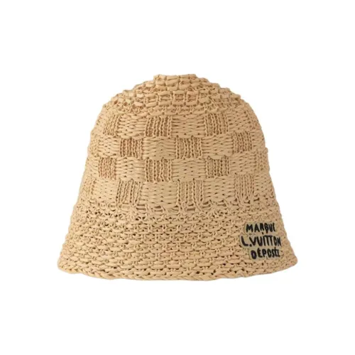 LOUIS VUITTON Damier Raffia Hat