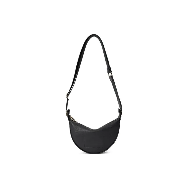 Ecco Cow Leather Shoulder Bag Crossbody Bag Small Size Women's Black-2