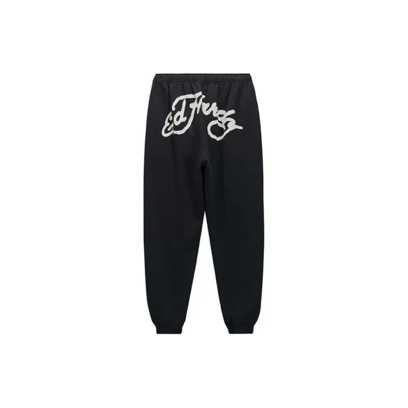Ed Hardy FW24 Knitted Sweatpants Women's Black-1