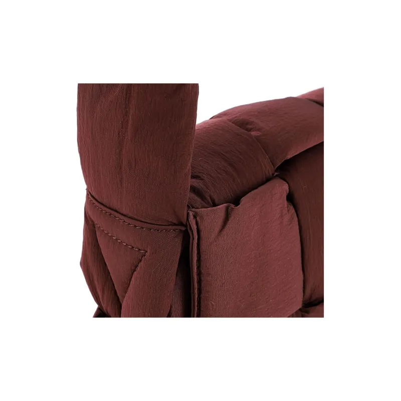 Bottega Veneta Nylon Shoulder Bag, Crossbody Bag Men's Burgundy-6